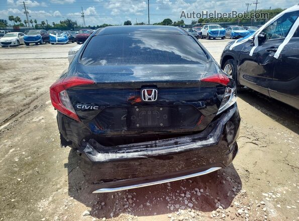 19XFC2E6XKE005839 2019 HONDA CIVIC Черный Вид сзади
