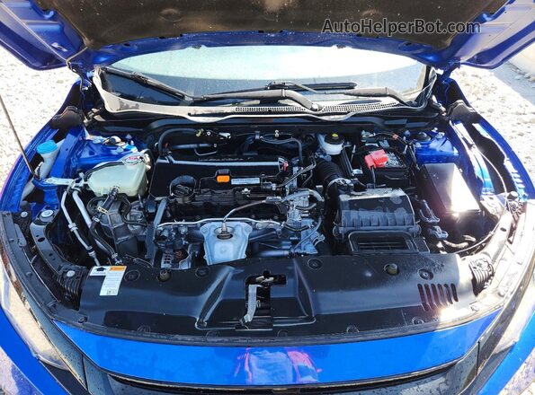 19XFC2E80LE011474 2020 HONDA CIVIC Blue Vista interior trasera