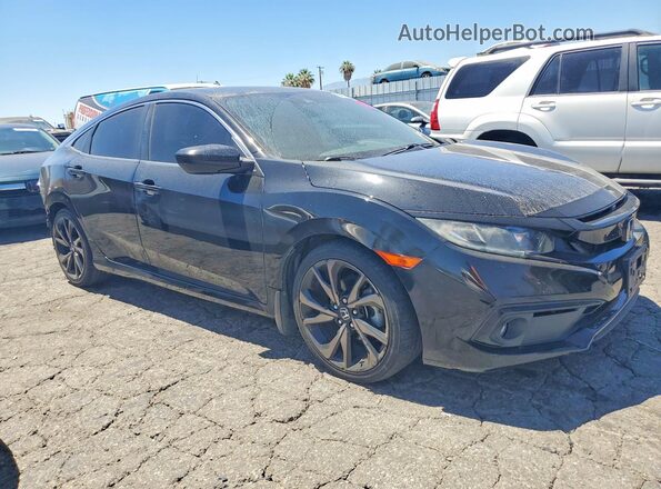 19XFC2E82KE015881 2019 HONDA CIVIC Black Առջևի աջ
