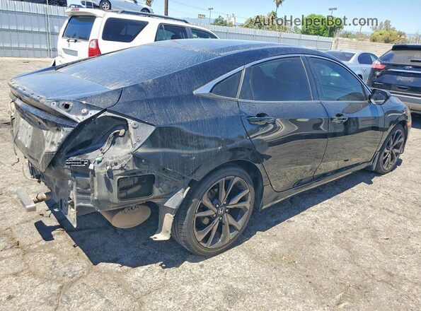 19XFC2E82KE015881 2019 HONDA CIVIC Black Հետևի աջ