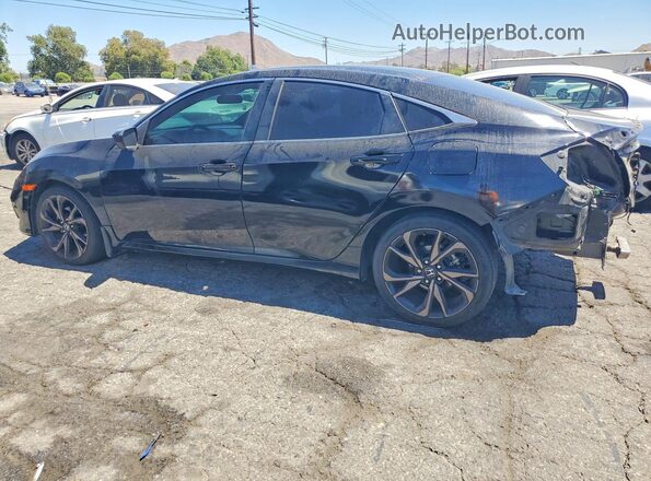 19XFC2E82KE015881 2019 HONDA CIVIC Black Հետևի ձախ
