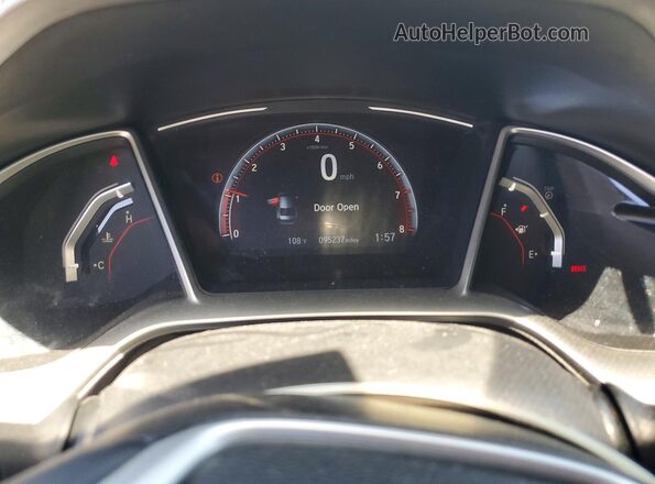 19XFC2E82KE015881 2019 HONDA CIVIC Black Սարքավորումների վահանակի տեսք