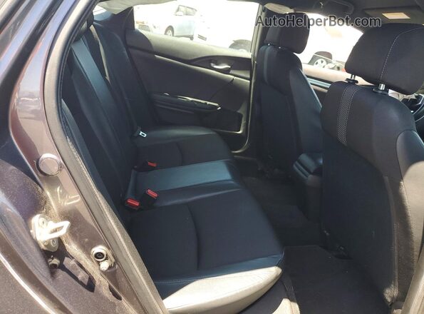 19XFC2E86KE044364 2019 HONDA CIVIC Charcoal Vista de los asientos traseros