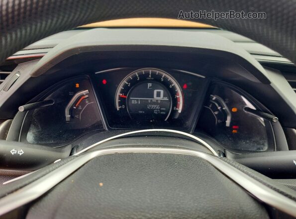 19XFC2F50GE000632 2016 HONDA CIVIC Gray Սարքավորումների վահանակի տեսք