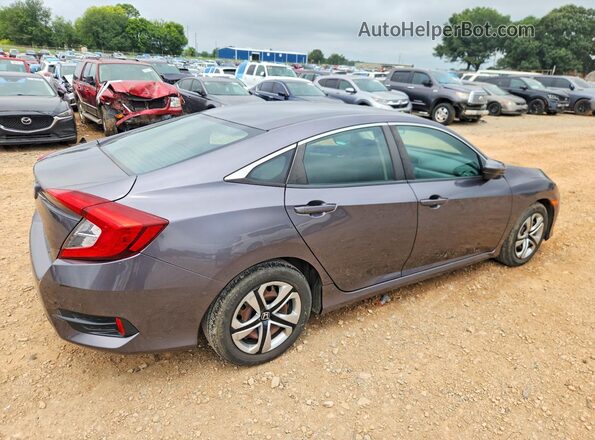 19XFC2F50GE000632 2016 HONDA CIVIC Gray Հետևի աջ