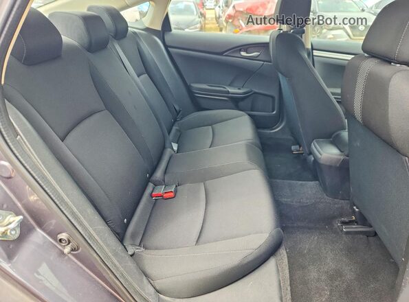 19XFC2F50GE000632 2016 HONDA CIVIC Gray Հետևի նստատեղերի տեսք