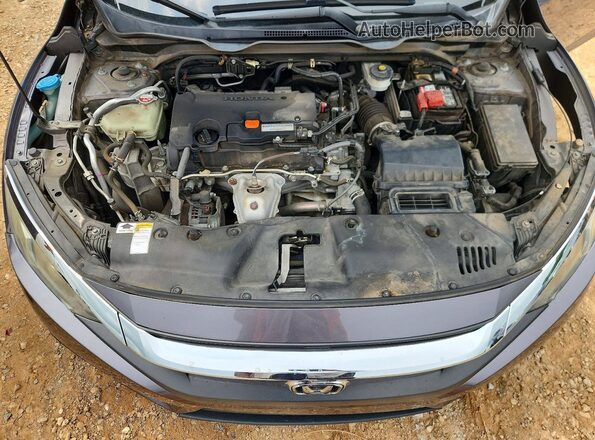 19XFC2F50GE000632 2016 HONDA CIVIC Gray Սալոնի հետևի տեսք