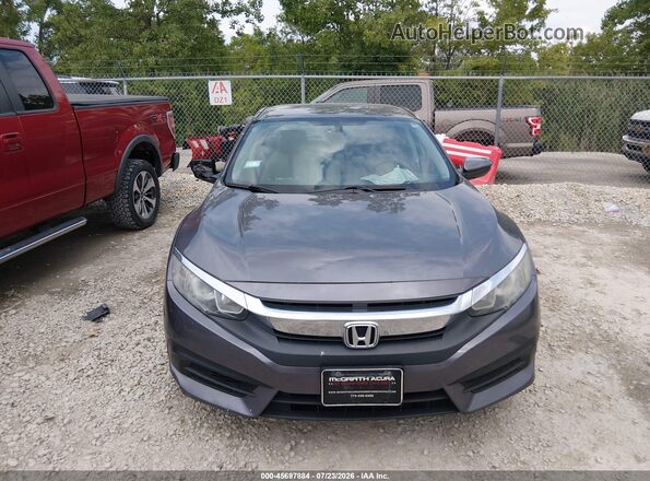 19XFC2F50GE005295 2016 HONDA CIVIC Gray Instrument cluster view