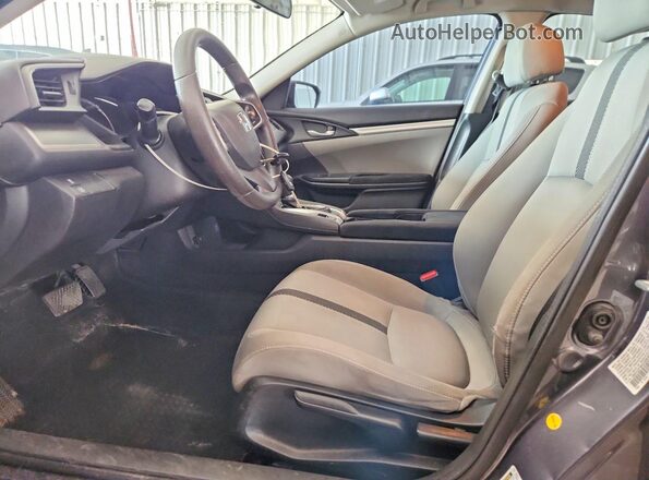 19XFC2F50GE006401 2016 HONDA CIVIC Gray Вид салону спереду