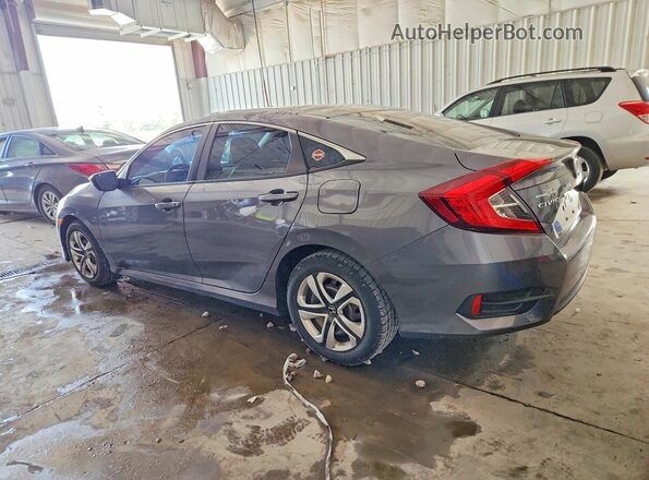 19XFC2F50GE006401 2016 HONDA CIVIC Gray Задня ліва чверть