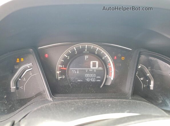 19XFC2F50GE026521 2016 HONDA CIVIC Silver Вид щитка приладів