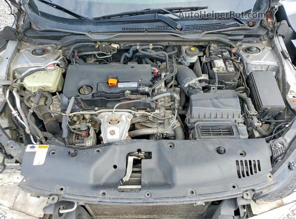 19XFC2F50GE026521 2016 HONDA CIVIC Silver Вид задньої частини салону