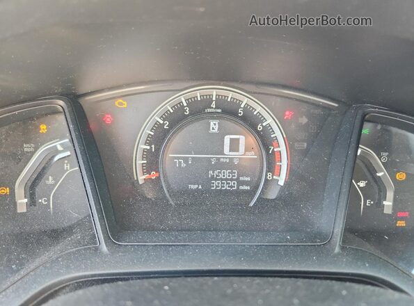 19XFC2F50GE039169 2016 HONDA CIVIC Silver Widok zestawu wskaźników