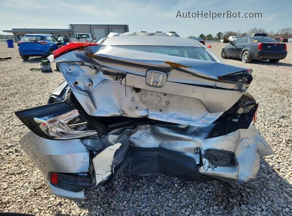 19XFC2F50GE039169 2016 HONDA CIVIC Silver Widok z tyłu
