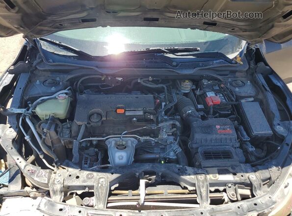 19XFC2F50GE066081 2016 HONDA CIVIC Charcoal უკანა სალონის ხედი