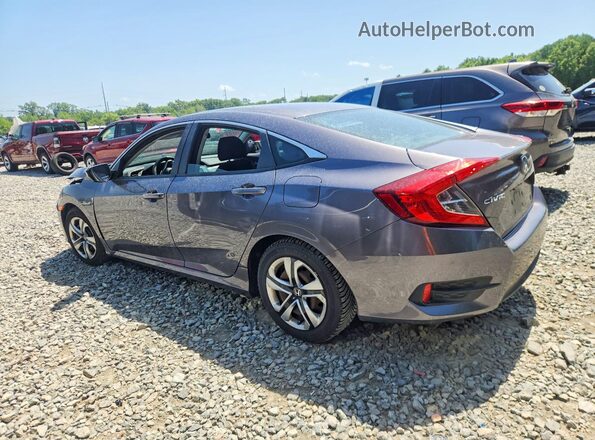 19XFC2F50GE206419 2016 HONDA CIVIC Gray უკანა მარცხენა