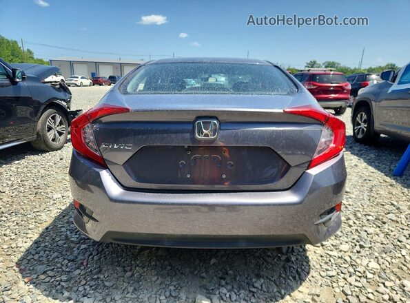 19XFC2F50GE206419 2016 HONDA CIVIC Gray უკანა ხედი