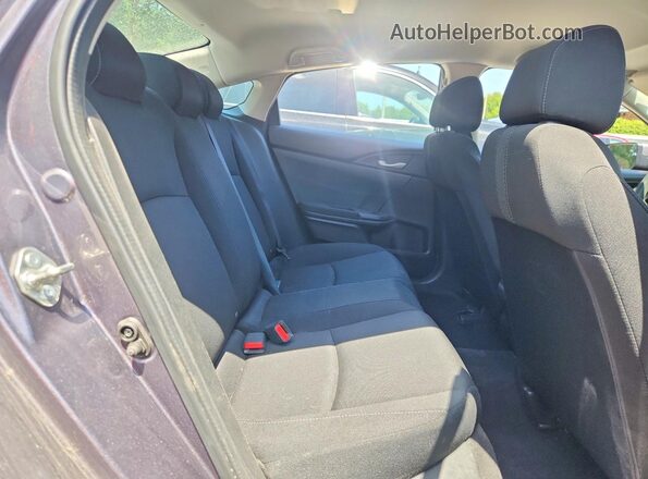 19XFC2F50GE206419 2016 HONDA CIVIC Gray უკანა სავარძლების ხედი