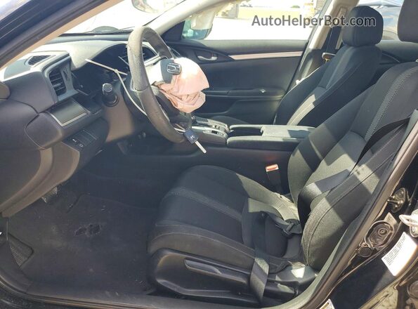 19XFC2F50HE006478 2017 HONDA CIVIC Черный Вид салона спереди