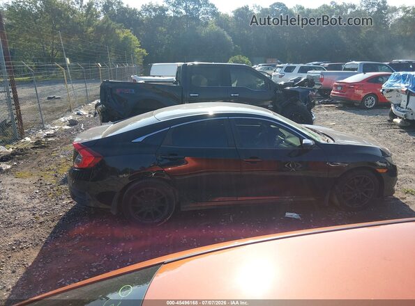 19XFC2F50HE026262 2017 HONDA CIVIC Black Widok wnętrza z tyłu