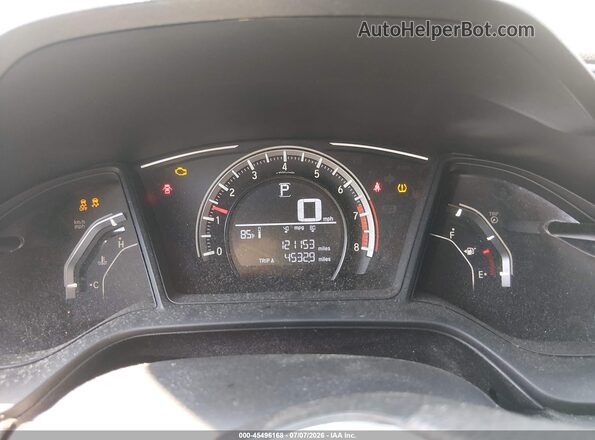 19XFC2F50HE026262 2017 HONDA CIVIC Black Widok tylnych siedzeń