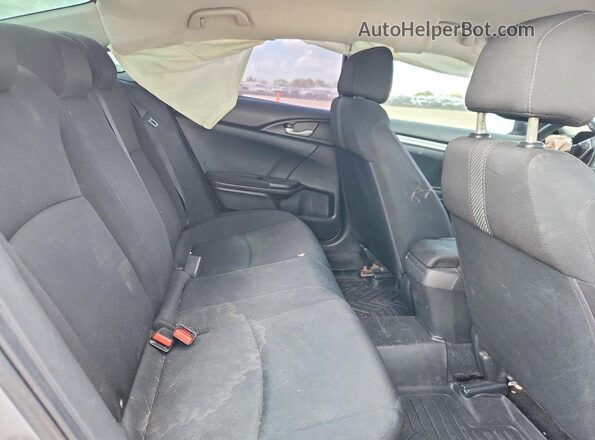 19XFC2F50HE029307 2017 HONDA CIVIC Silver უკანა სავარძლების ხედი