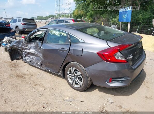19XFC2F50HE030196 2017 HONDA CIVIC Серый Задняя левая четверть