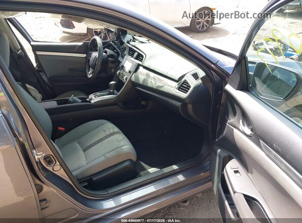 19XFC2F50HE030196 2017 HONDA CIVIC Серый Вид салона спереди