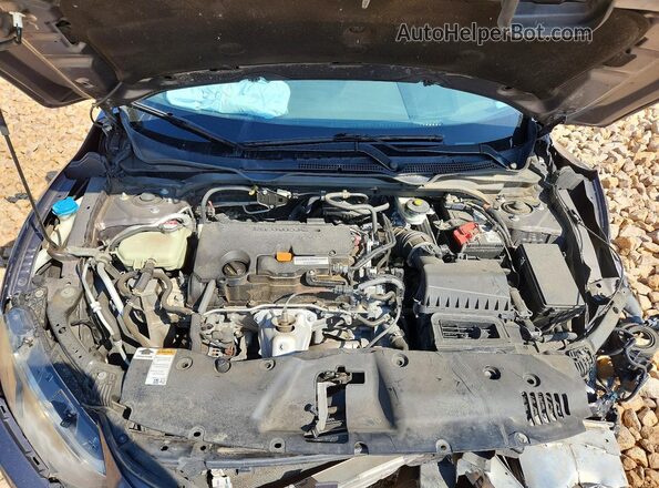 19XFC2F50HE032885 2017 HONDA CIVIC Gray უკანა სალონის ხედი