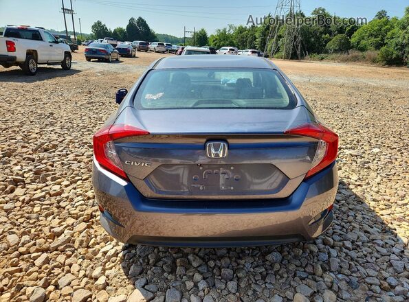 19XFC2F50HE032885 2017 HONDA CIVIC Gray უკანა ხედი