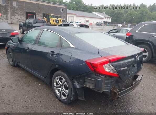 19XFC2F50HE033812 2017 HONDA CIVIC Dark Blue Հետևի ձախ