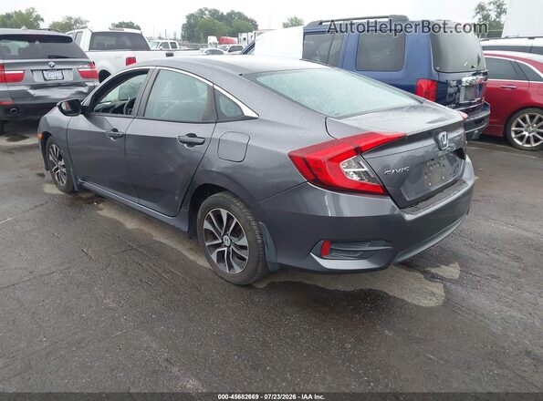 19XFC2F50HE036189 2017 HONDA CIVIC Gray Rear left