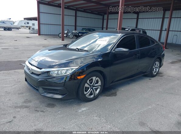 19XFC2F50HE041411 2017 HONDA CIVIC Black Front left