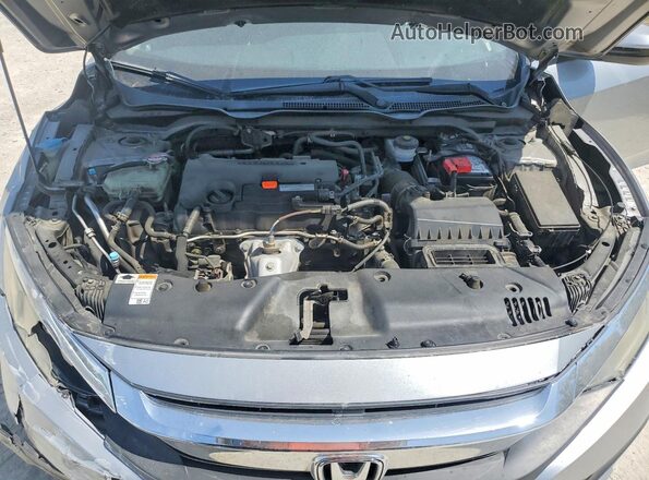 19XFC2F50HE047435 2017 HONDA CIVIC Gray Rear interior view