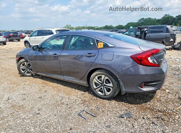 19XFC2F50HE054157 2017 HONDA CIVIC Gray Trasero izquierdo