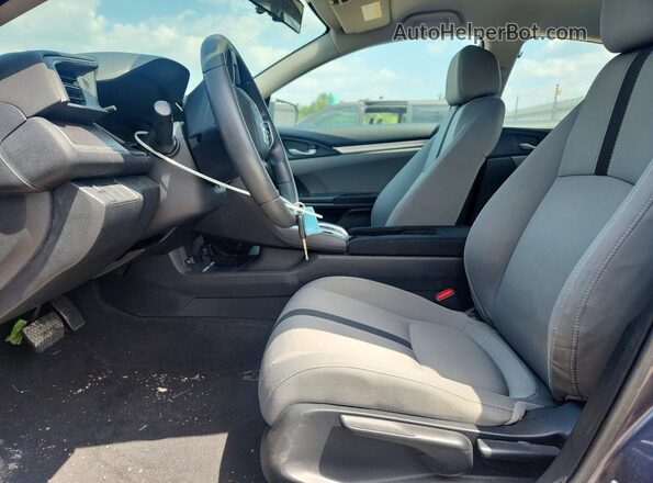 19XFC2F50HE054157 2017 HONDA CIVIC Gray Vista interior delantera