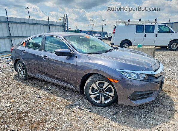19XFC2F50HE054157 2017 HONDA CIVIC Gray Delantero derecho