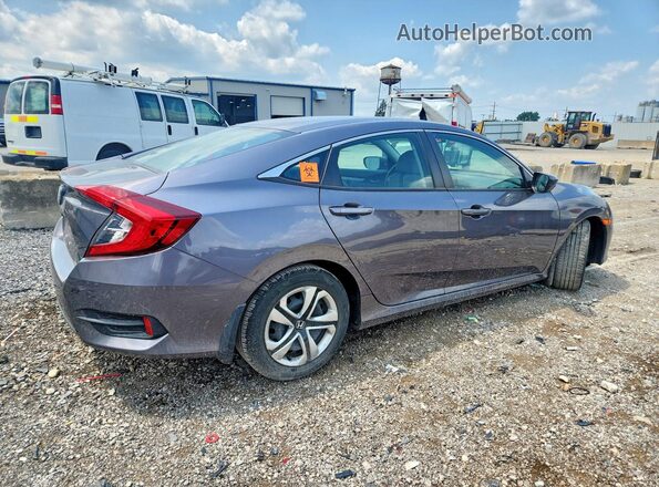 19XFC2F50HE054157 2017 HONDA CIVIC Gray Trasero derecho
