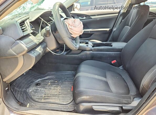 19XFC2F50HE057320 2017 HONDA CIVIC Серый Вид салона спереди