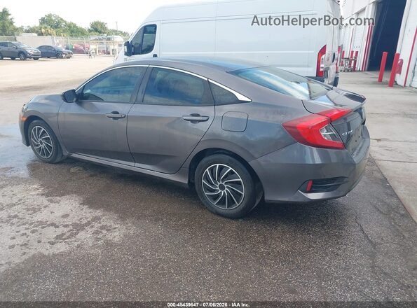 19XFC2F50HE065983 2017 HONDA CIVIC Gray Задня ліва чверть