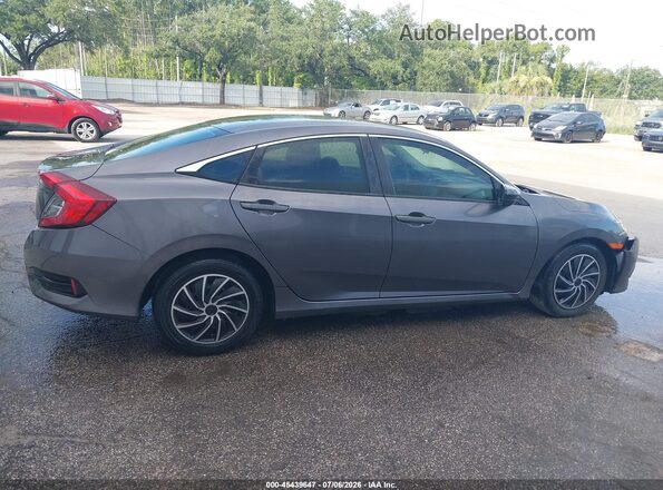 19XFC2F50HE065983 2017 HONDA CIVIC Gray Вид задньої частини салону