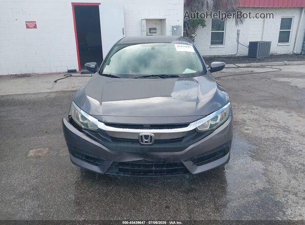 19XFC2F50HE065983 2017 HONDA CIVIC Gray Вид щитка приладів