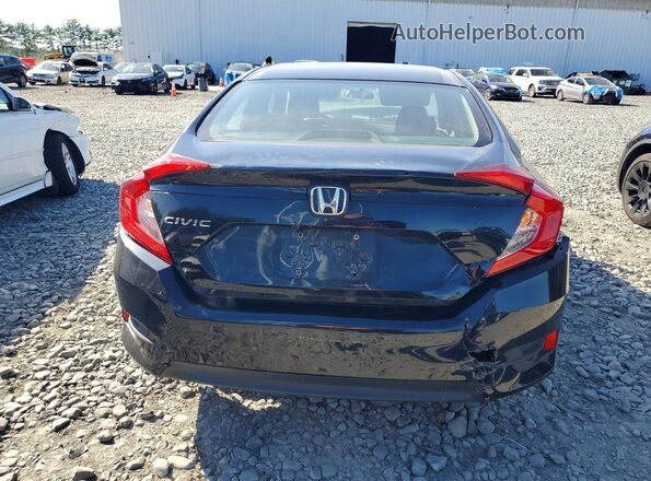 19XFC2F50HE200038 2017 HONDA CIVIC Black Հետևի տեսք