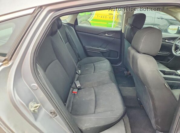 19XFC2F50HE206535 2017 HONDA CIVIC Gray Rear seats view