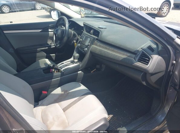 19XFC2F50HE224176 2017 HONDA CIVIC Gray Widok wnętrza z przodu