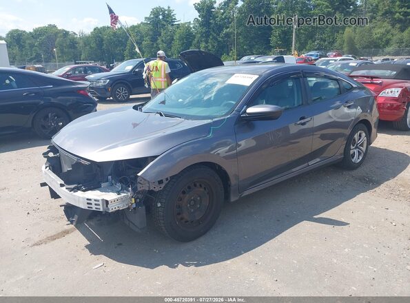 19XFC2F50HE224176 2017 HONDA CIVIC Gray Przód lewy
