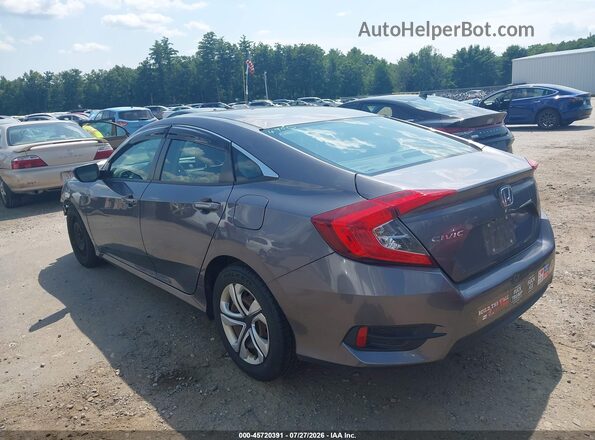 19XFC2F50HE224176 2017 HONDA CIVIC Gray Tył lewy