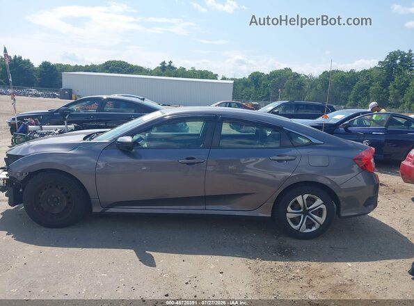 19XFC2F50HE224176 2017 HONDA CIVIC Gray Widok wnętrza 360 stopni