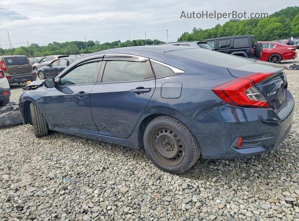 19XFC2F50HE228681 2017 HONDA CIVIC Blue Tył lewy