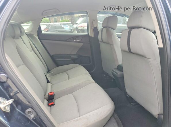 19XFC2F50HE228681 2017 HONDA CIVIC Blue Widok tylnych siedzeń